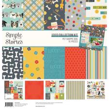 Simple Stories Paper Pack 12x12" Collection - Pet Shoppe Dog