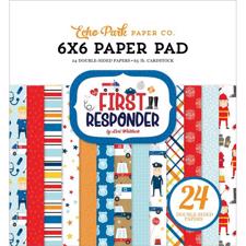 Echo Park Paper Pad 6x6" - First Responder