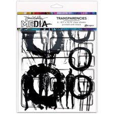 Dina Wakley Media - Transparencies / Frames & Figures Set 1