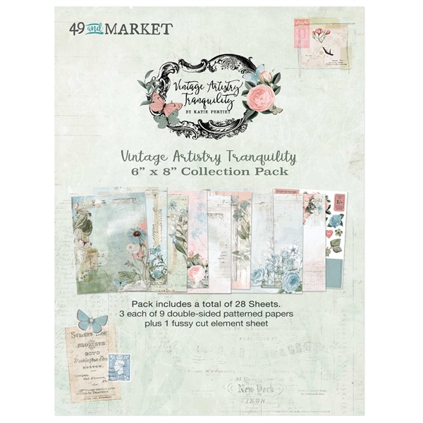 49 and Market Collection Pack 6x8" - Vintage Artistry Tranquility
