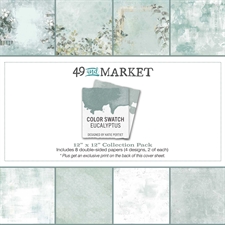49 and Market Collection Pack 12x12" - Color Swatch Eucalyptus