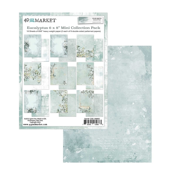 49 and Market Collection Pack 6x8" Mini - Color Swatch: Eucalyptus