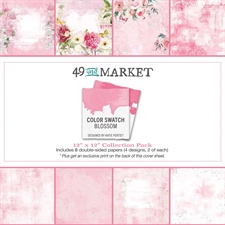 49 and Market Collection Pack 12x12" - Color Swatch: Blossom