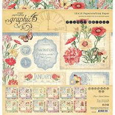 Graphic 45 Collection Pack 12x12" - Flower Market