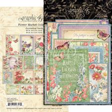 Graphic 45 Journaling Cards - Flower Market
