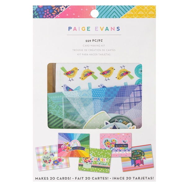 American Crafts CARD Kit - Paige Evans / Blooming Wild 