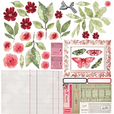 49 and Market Collection Pack 12x12" - Artoptions Rouge
