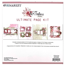 49 and Market Ultimage Page Kit 12x12" - Artoptions Rouge (sæt m. papir og pynt)