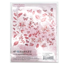 49 and Market Acetate Leaves - Color Swatch: Blossom
