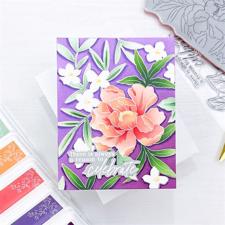PinkFresh Studios Cling Stamp - Blooming Peony