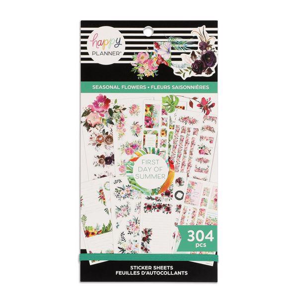 Happy Planner Sticker Value Pack - Seasonal Flowers