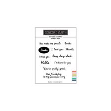 Concord & 9th Stamp Set - Book Shoppe