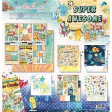 Asuka Studio Paper Pack 12x12" - Super Awesome