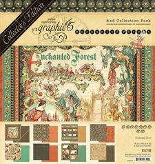 Graphic 45 Collector's Paper Pack 8x8" - Enchanted Forest