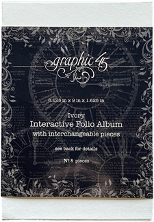 Graphic 45 Staples - Interactive Folio Album / Ivory