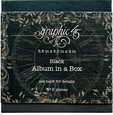 Graphic 45 Staples - Album in a Box / Black