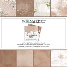 49 and Market Collection Pack 12x12" - Color Swatch: Toast