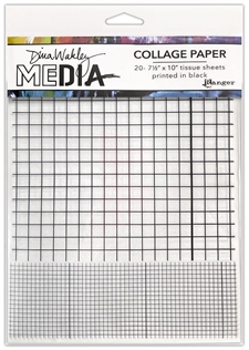 Dina Wakley Media - Collage Paper / Grid