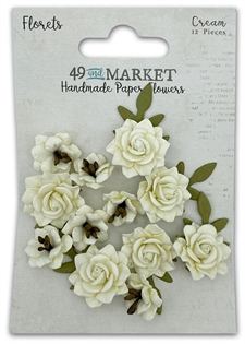 49th & Market - Florets Paper Flowers / Cream