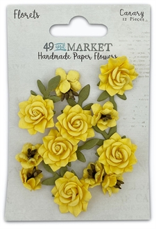49th & Market - Florets Paper Flowers / Canary
