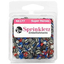 Buttons Galore Sprinkletz - Super Heroes