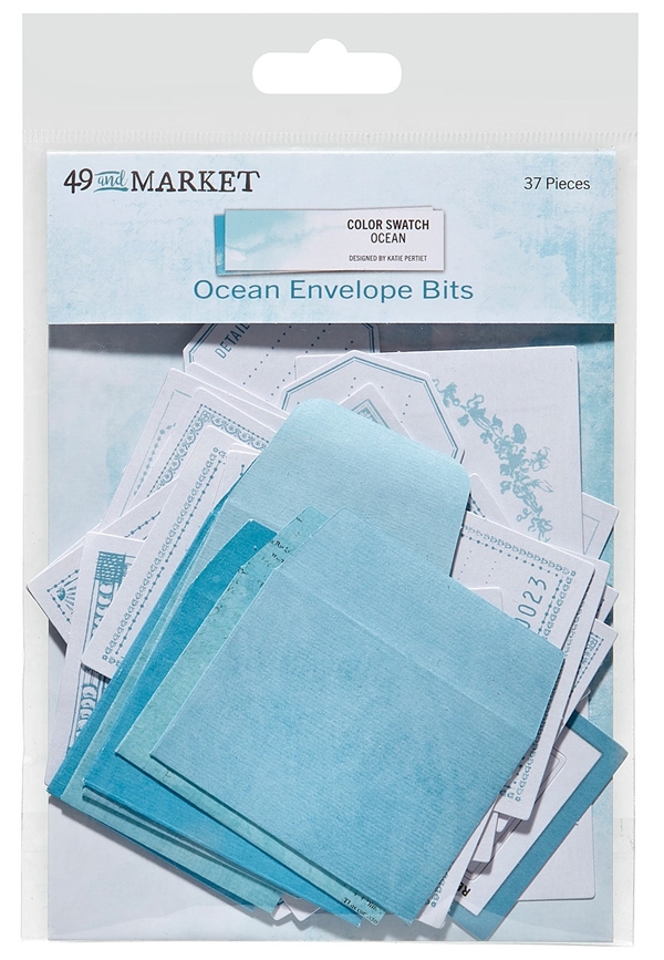 49 and Market Envelope Bits - Color Swatch: Ocean