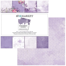 49 and Market Collection Pack 12x12" - Color Swatch: Lavender