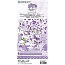 49 and Market Laser Cut Elements - Color Swatch: Lavender