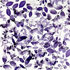 49 and Market Acetate Leaves - Color Swatch: Lavender