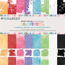 49 and Market Collection Pack 12x12" - Spectrum Gardenia Solids