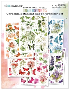 49 and Market Rub-On's - Spectrum Gardenia / Botanical