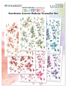 49 and Market Rub-On's - Spectrum Gardenia / Leaves