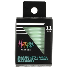 Happy Planner - Discs (ringe) 1.25" Classic METAL Pearl Powder / Sea Glass