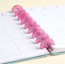 Happy Planner - Discs (ringe) MEDIUM (1.25") - Berry Pink Swirl
