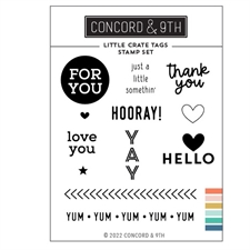 Concord & 9th Stamp Set - Little Crate Tags