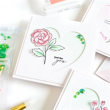 PinkFresh Studios Stamp - With Love