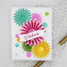 PinkFresh Studios Stamp - Basic Banners: Celebrate