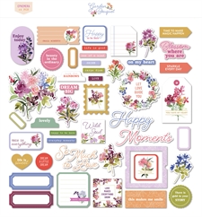 Pinkfresh Studio - Ephemera / Garden Bouquet 