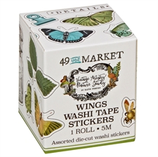 49 and Market - Nature Study Washi Sticker Roll / Wings