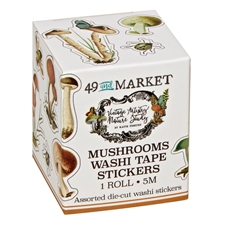 49 and Market - Nature Study Washi Sticker Roll / Mushrooms