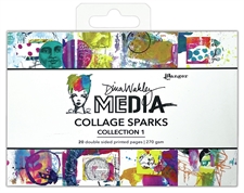 Dina Wakley Media - Mixed Media Collage Sparks / Collection 1