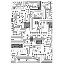 Sizzix Multi-Level Embossing Folder - Tim Holtz / Circuit