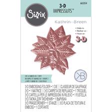 Sizzix 3D Impresslits Folder - Poinsettia
