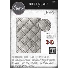 Sizzix 3D Embossing Folder - Tim Holtz / Quilted