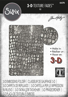Sizzix 3D Embossing Folder - Tim Holtz / Reptile