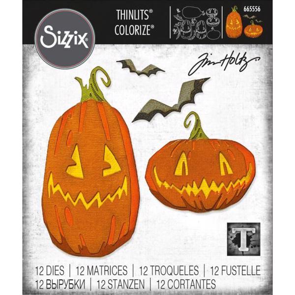 Sizzix Thinlits / Tim Holtz - Pumpkin Patch Colorize