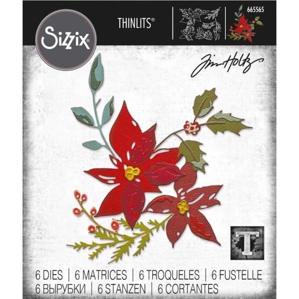Sizzix Thinlits / Tim Holtz - Festive Bouquet