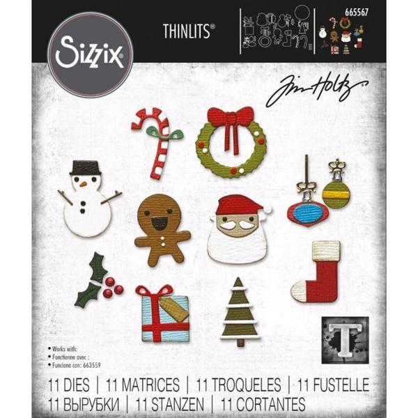 Sizzix Thinlits / Tim Holtz - Christmas Minis