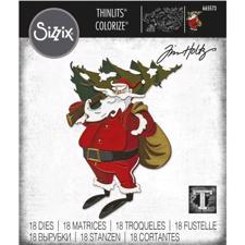 Sizzix Thinlits / Tim Holtz - Woodland Santa