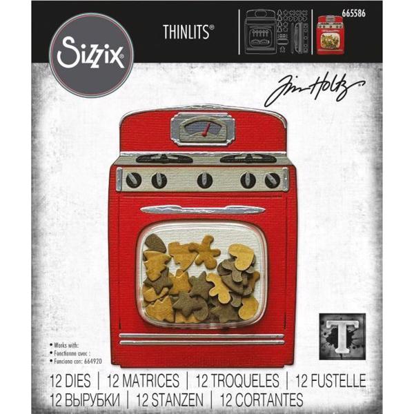 Sizzix Thinlits / Tim Holtz - Retro Oven